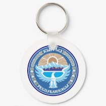 Kyrgyzstan coat of arms keychains