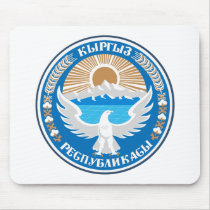 Kyrgyzstan Coat of Arms Mousepad