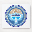 Kyrgyzstan coat of arms mousepads by sergemayifuila Kyrgyzstan coat of arms mousepads