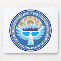 Kyrgyzstan coat of arms mousepads
