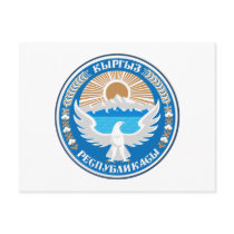 Kyrgyzstan Coat of Arms postcards