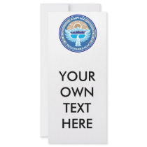 Kyrgyzstan Coat of Arms Customized Rack Card