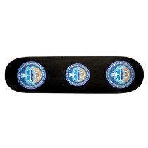 Kyrgyzstan Coat of Arms Skateboard