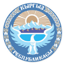 Kyrgyzstan coat of arms stickers