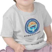 Kyrgyzstan Coat of Arms Tee Shirts