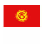 Kyrgyzstan Flag Map Spaghetti Top