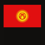 Kyrgyzstan Flag Map Spaghetti Top