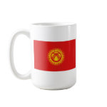 Kyrgyzstan Flag Map Classic Mug