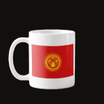 Kyrgyzstan Flag Map Classic Mug