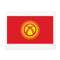 Kyrgyzstan Flag Postcard