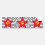 Kyrgyzstan Star Bumper Stickers