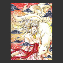 Kyuubi no Kitsune Canvas Print by overlordrae Kyuubi no Kitsune Canvas Print