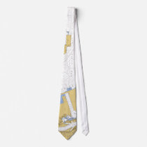 L A San Pedro Bay Nautical Harbor Chart Tie