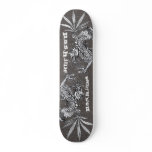 L.B. Alien Glyphs Skateboard by P.O.S.H.Inks