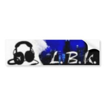 L.B.K Sticker bumper stickers by LETITBEKNOWN9 L.B.K Sticker bumper stickers