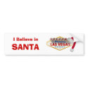 l Believe in SANTA Bumper Sticker bumper stickers
