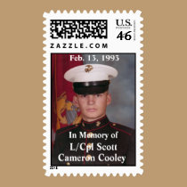 L/Cpl Scott Cameron Cooley stamps