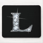 L "Diamond Bling" Print Mousepad