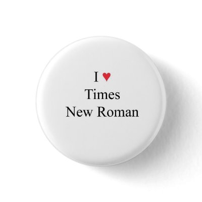 l heart Times New Roman Pin by kidsilkhaze