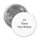 l heart Times New Roman Pin
