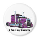 l iove my trucker magnets