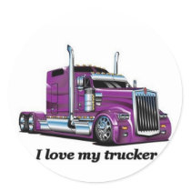 l iove my trucker stickers