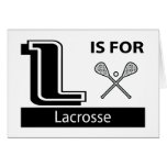 L Is For Lacrosse Cards