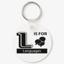 L Is For Languages keychains by busybees L Is For Languages keychains