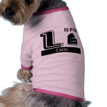 L Is For Latin pet clothing