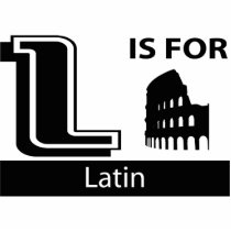 L Is For Latin photo sculptures by busybees L Is For Latin photo sculptures