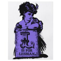 L is for 'lesbian' flyers