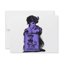 L is for 'lesbian' invitations