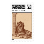 L is for Lion postage stamps