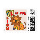 L is for Lion Postage Stamps