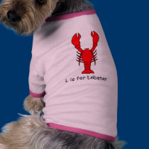 L is for Lobster pet clothing
