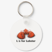 L is for Lobster keychains