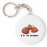 L is for Lobster Key Chain