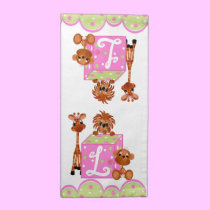 L is for Love Monkey Napkin napkins