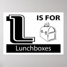 L Is For Lunchboxes Posters