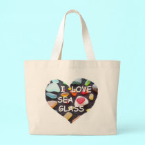 l LOVE SEA GLASS bags