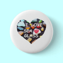 l LOVE SEA GLASS buttons