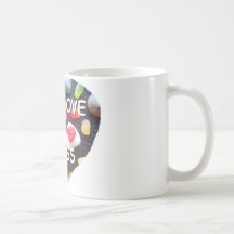 l LOVE SEA GLASS Coffee Mug