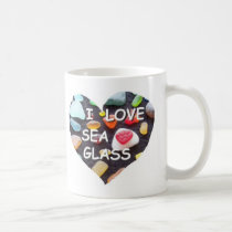 l LOVE SEA GLASS mugs