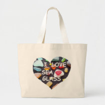 l LOVE SEA GLASS bags