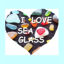 l LOVE SEA GLASS t-shirts