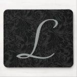 L :: Monogram L Elegant Mousepad - Initial Letter mousepads