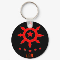 L.O.D. Keychain w/ Circle Arrow and Star Logo by Slave_zer0 L.O.D. Keychain w/ Circle Arrow and Star Logo