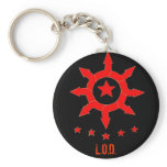 L.O.D. Keychain w/ Circle Arrow and Star Logo