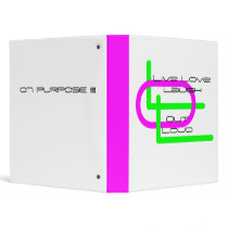 L, O, L, Live Love Laugh, Out Loud binders