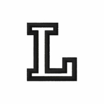 "L" Small Athletic Letter embroidered shirts